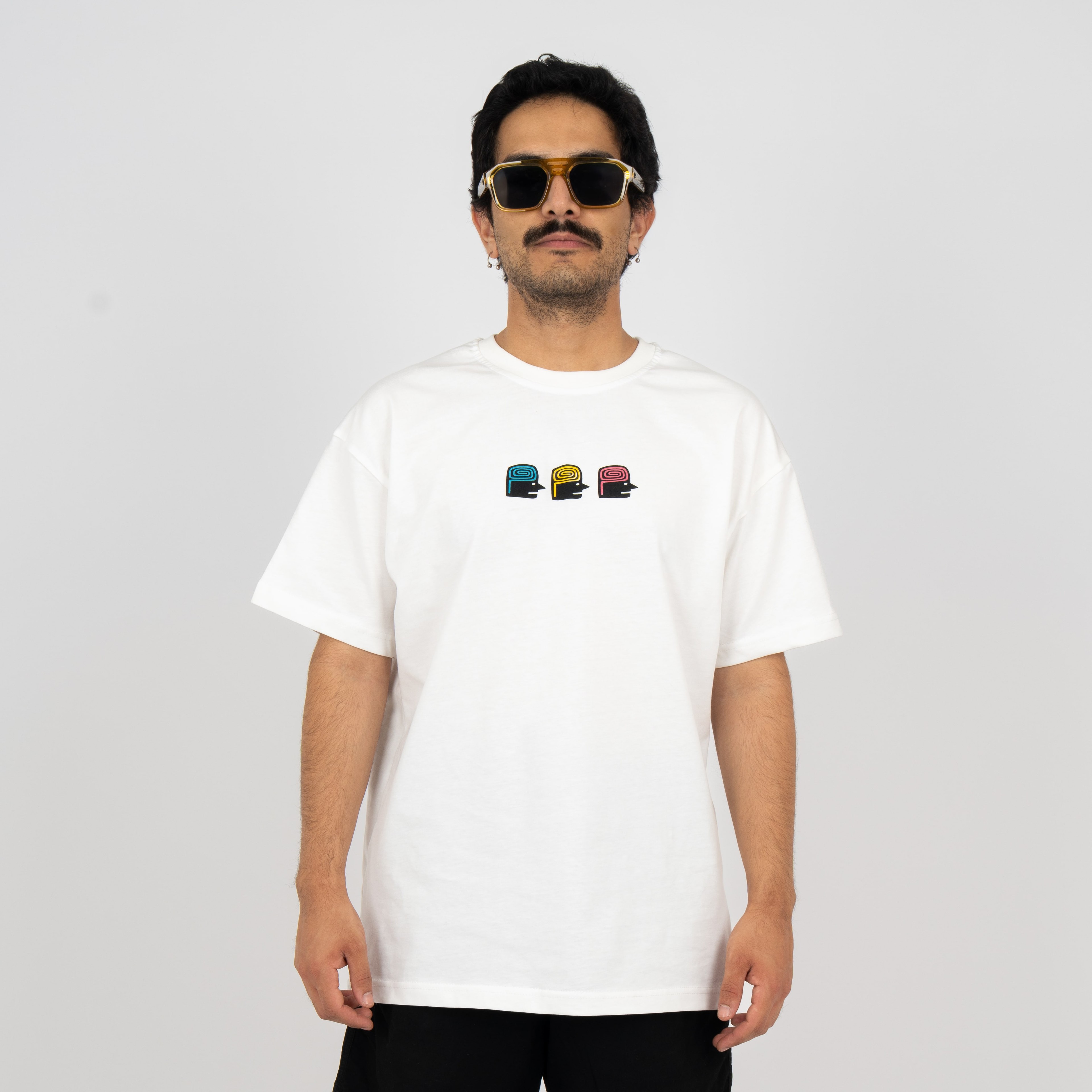 3 MUSKETEERS - UNISEX BASIC WHITE TEE