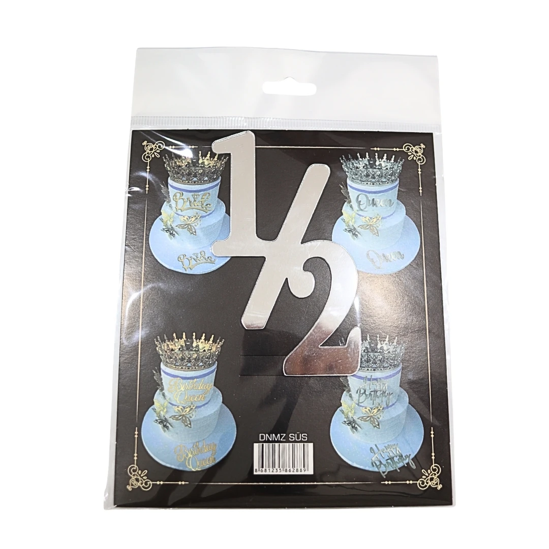 1/2 Gümüş Pasta Önü