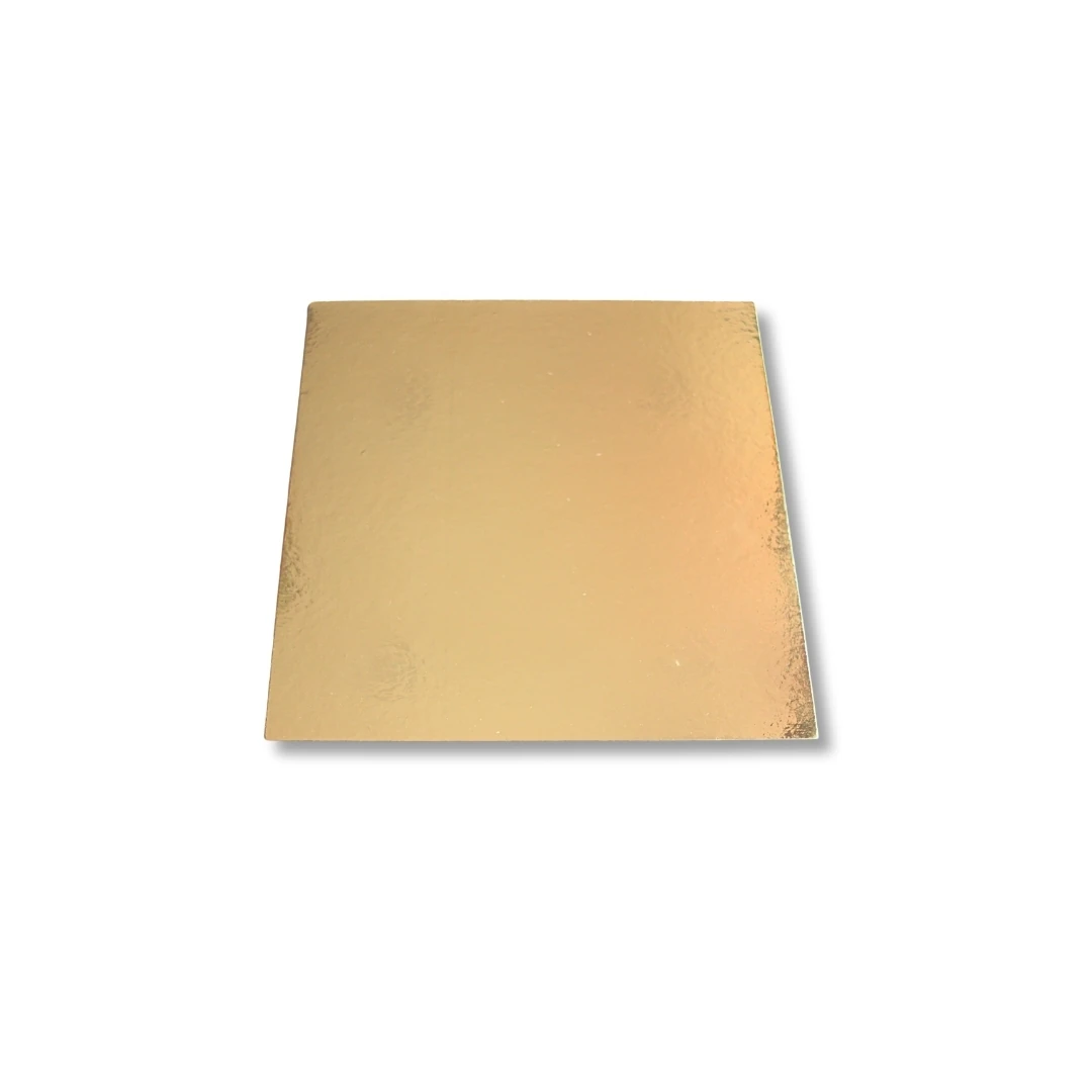 Gold Pasta Altlığı Kare Mukavva 3 mm - 25x25 cm