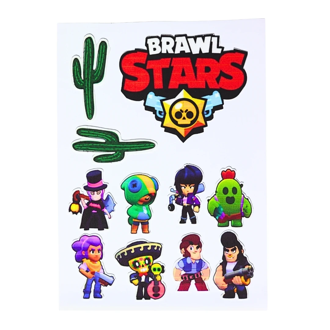 Hazır Yenilebilir Baskı - Brawl Stars