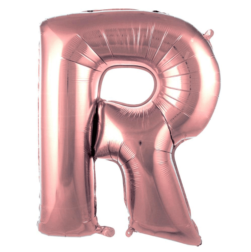 40 inç Harf Rose Gold Balon - R Harfi