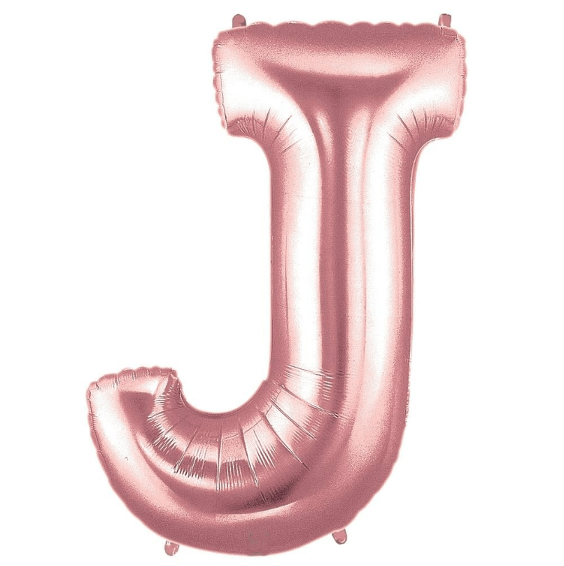 40 inç Harf Rose Gold Balon - J Harfi