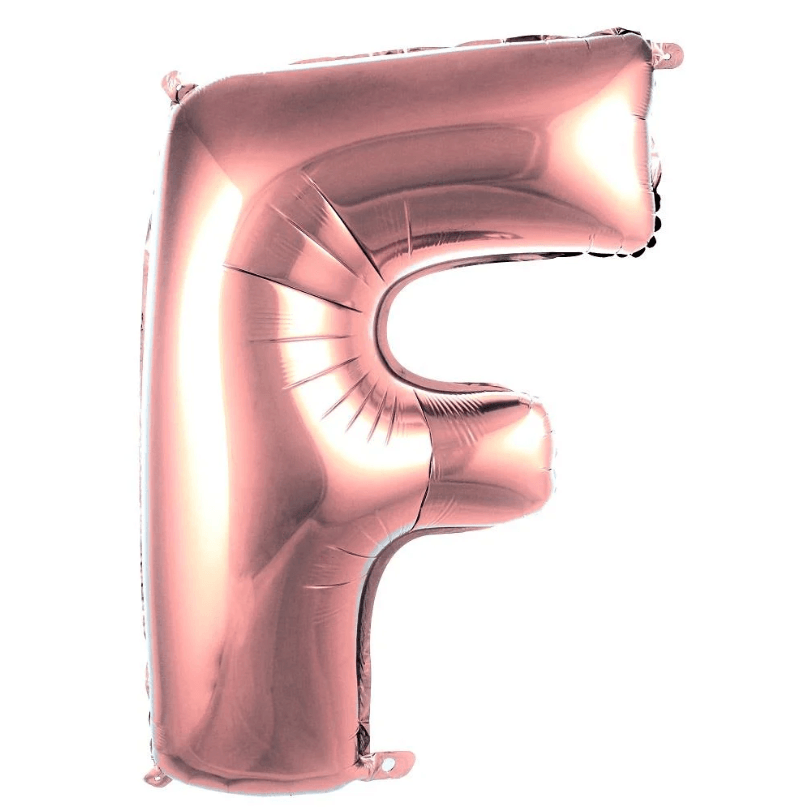 40 inç Harf Rose Gold Balon - F Harfi