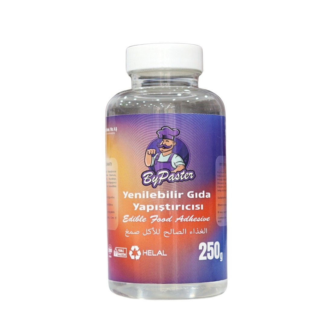 Yenilebilir Şeffaf Gıda Yapıştırıcısı 250 gr