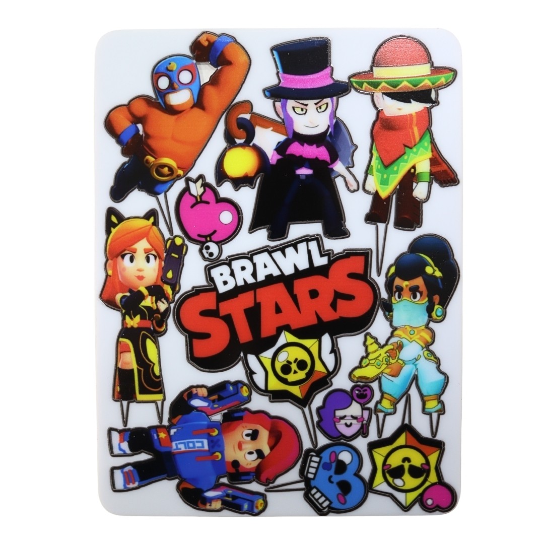 Resimli Karakter Pleksi Hazır Kesim - Brawl Stars