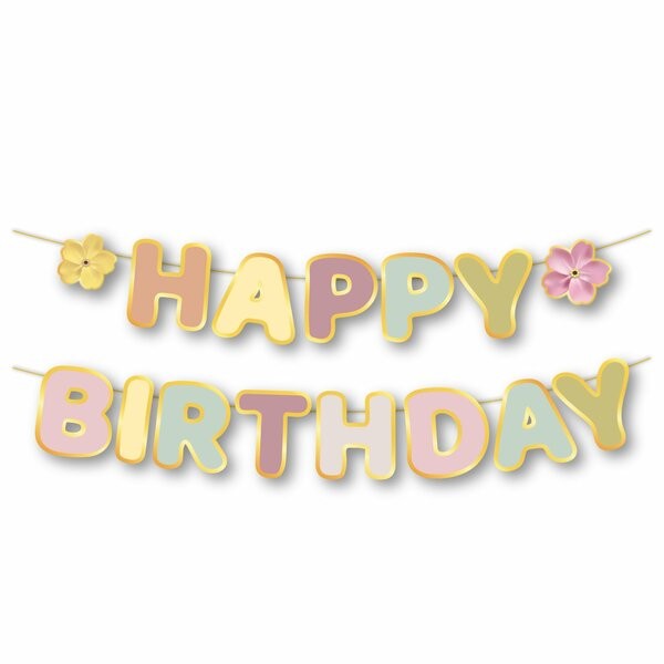 Banner - Happy Birthday Makaron
