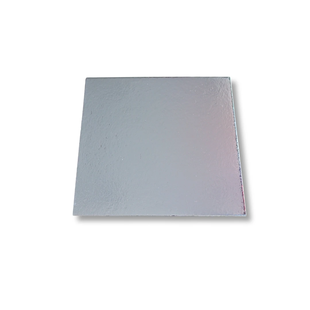 Gümüş Pasta Altlığı Kare Mukavva 3 mm - 25x25 cm