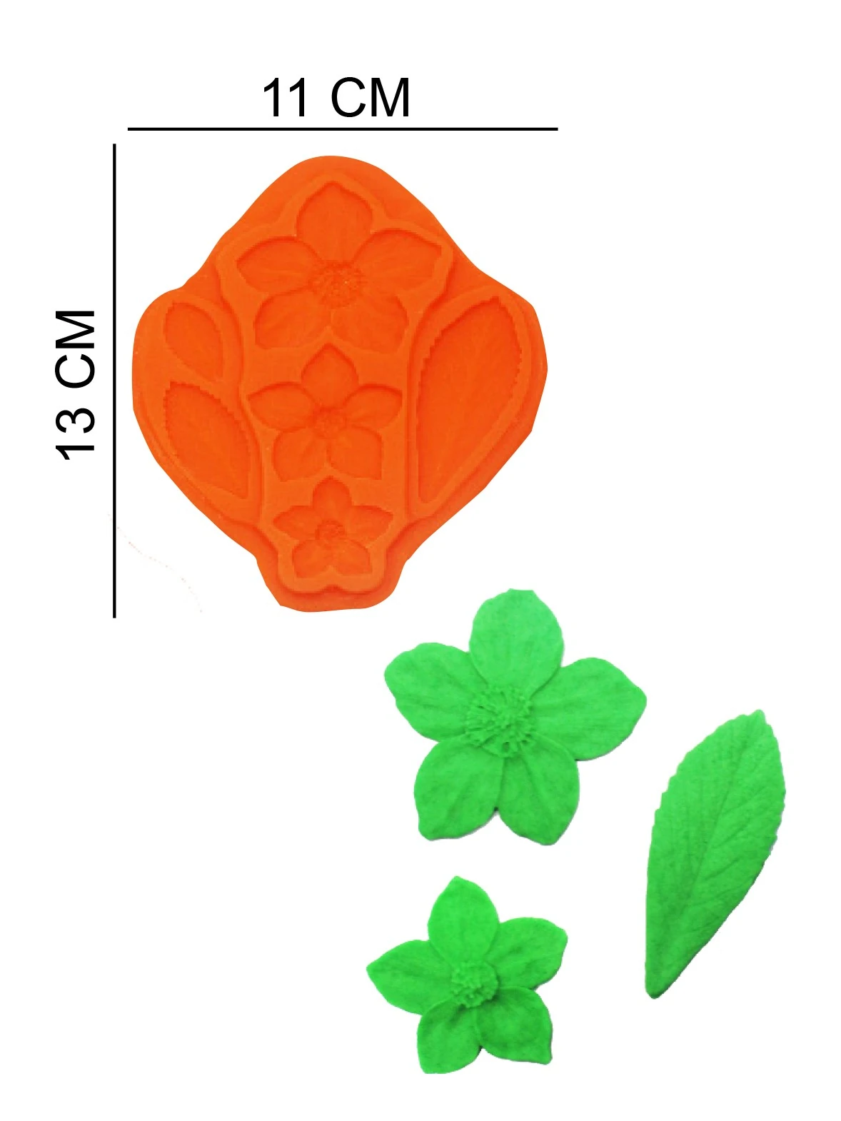 Çiçek Yaprak Silikon Kalıp 9