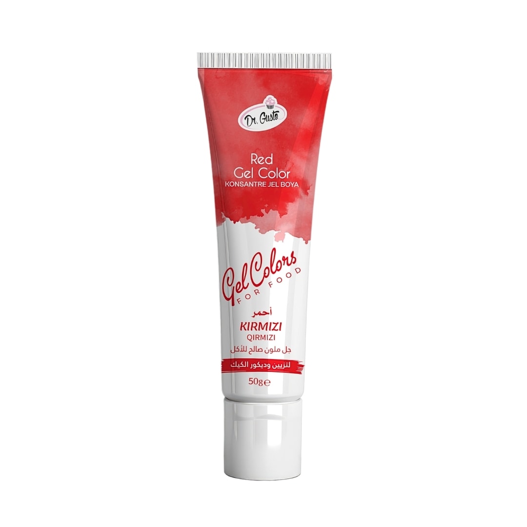 Dr Gusto Jel Gıda Boyası 50 gr - Kırmızı