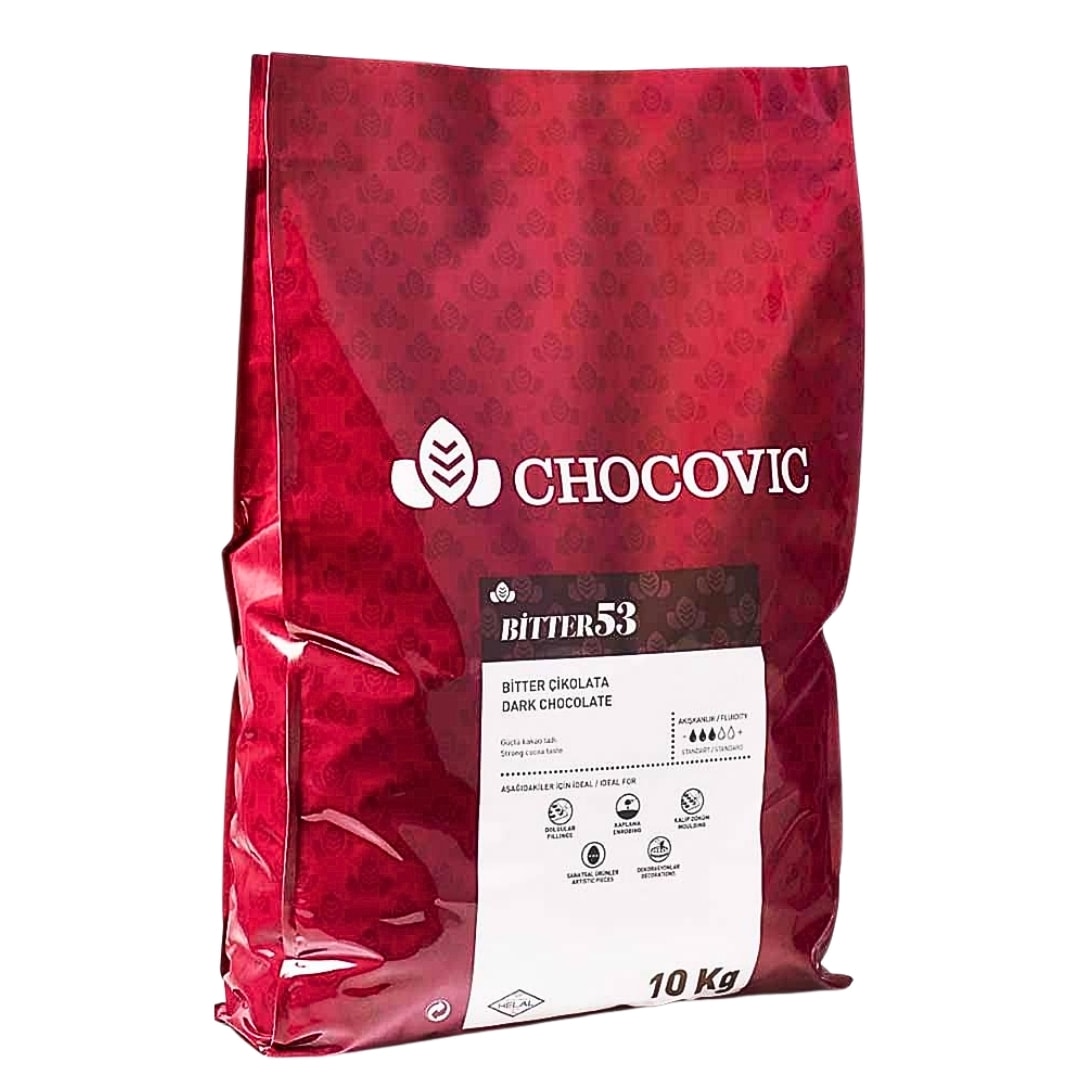 Chocovic Çikolata 10 kg - Bitter 53