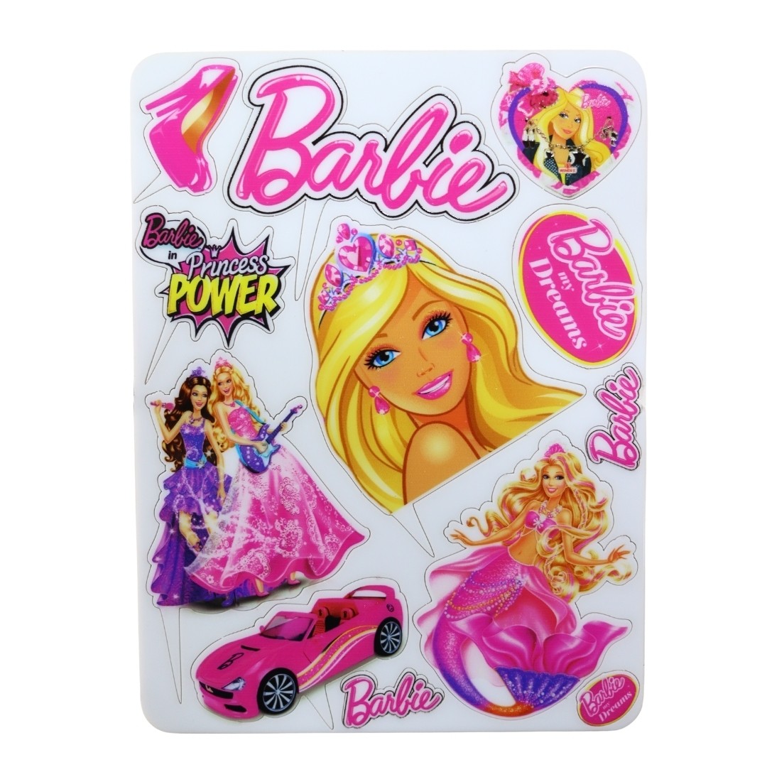 Resimli Karakter Pleksi Hazır Kesim - Barbie
