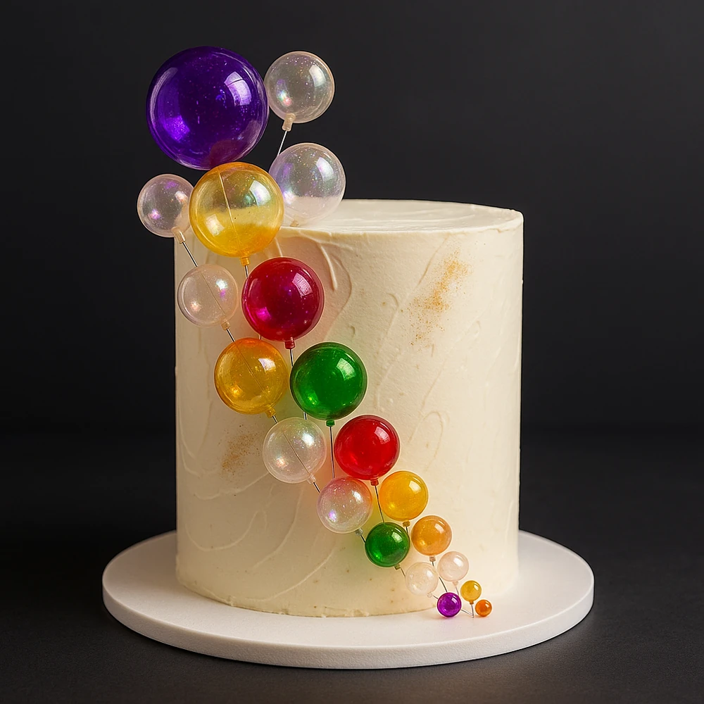 Şeffaf Top Süs 12'li