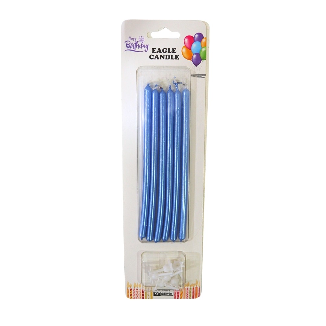 15 cm Pasta Mumu 6'lı - Mavi
