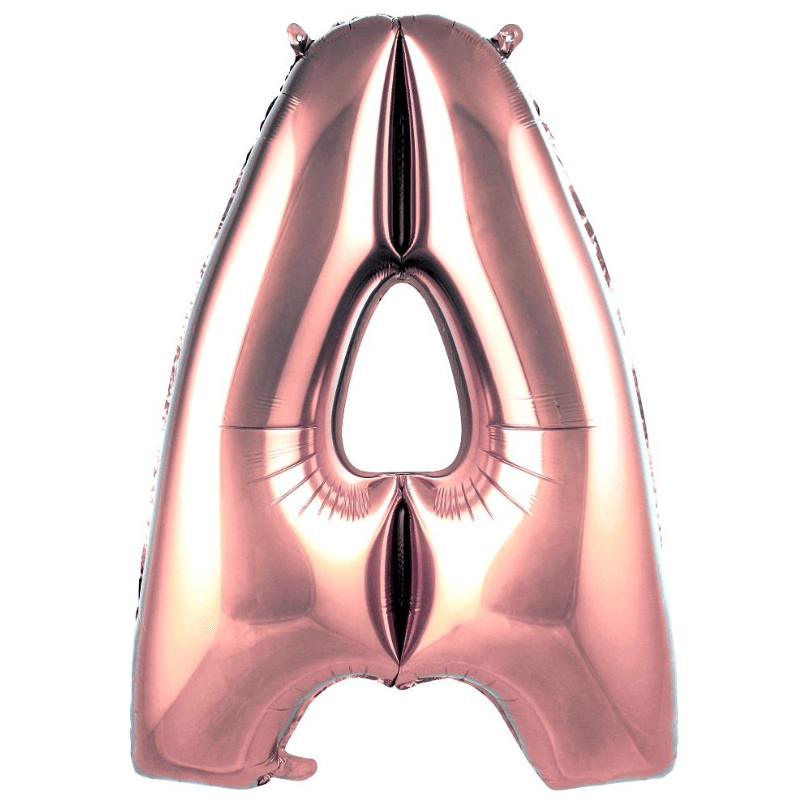 40 inç Harf Rose Gold Balon - A Harfi