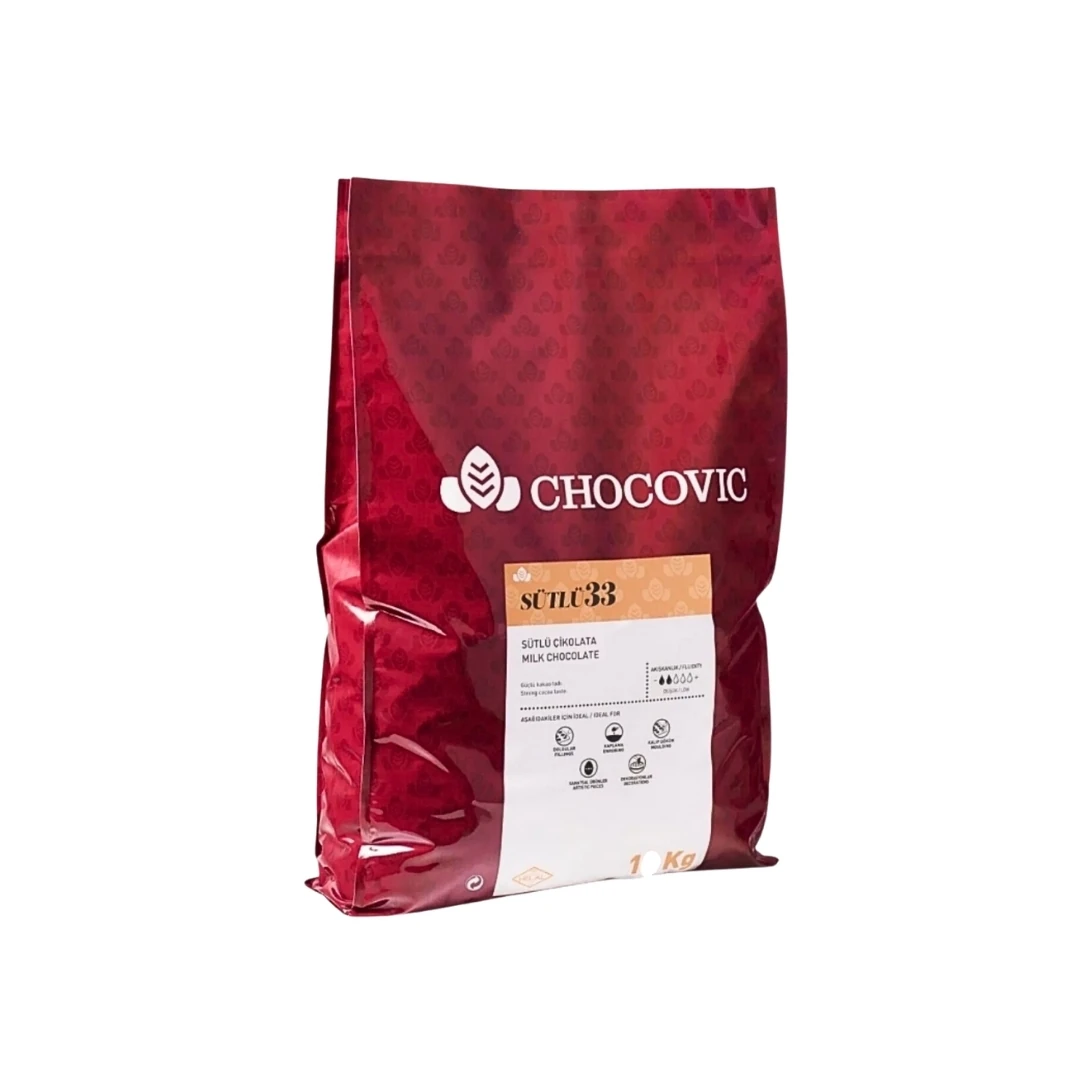 Chocovic Para Çikolata 1 kg (Bölünmüş) - Sütlü