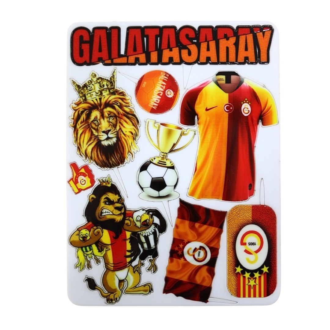 Resimli Karakter Pleksi Hazır Kesim - Galatasaray
