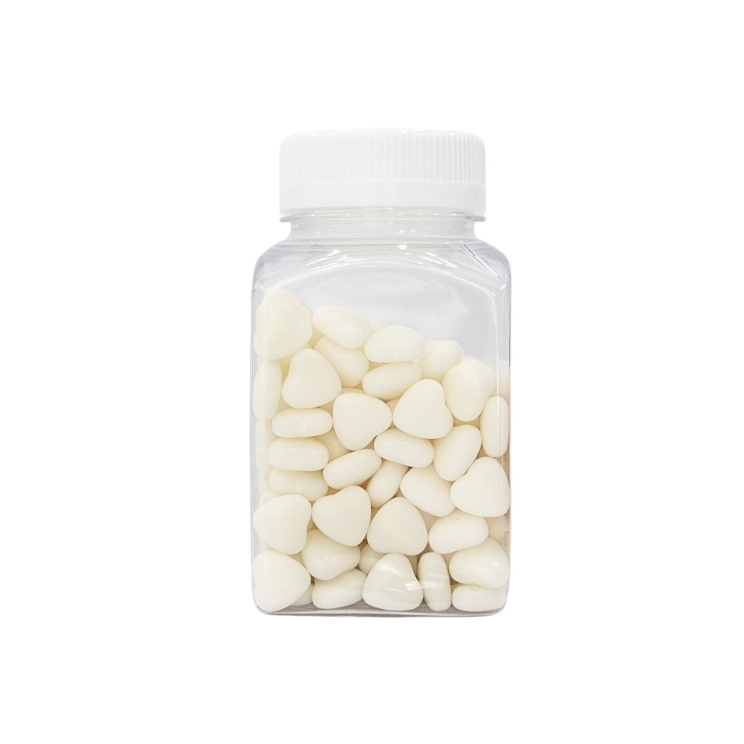 Sprinkles Süs Şekeri (Draje) 100 gr - Beyaz Kalp
