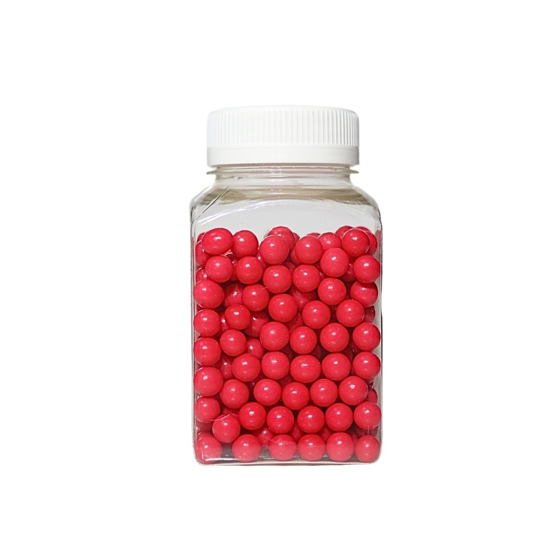 Sprinkles Süs Şekeri (Draje) 100 gr - Kırmızı 8 mm