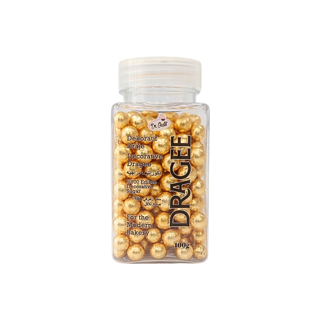 Dr Gusto Arjantin Draje Süs Şekeri 100 gr - Gold 4 No