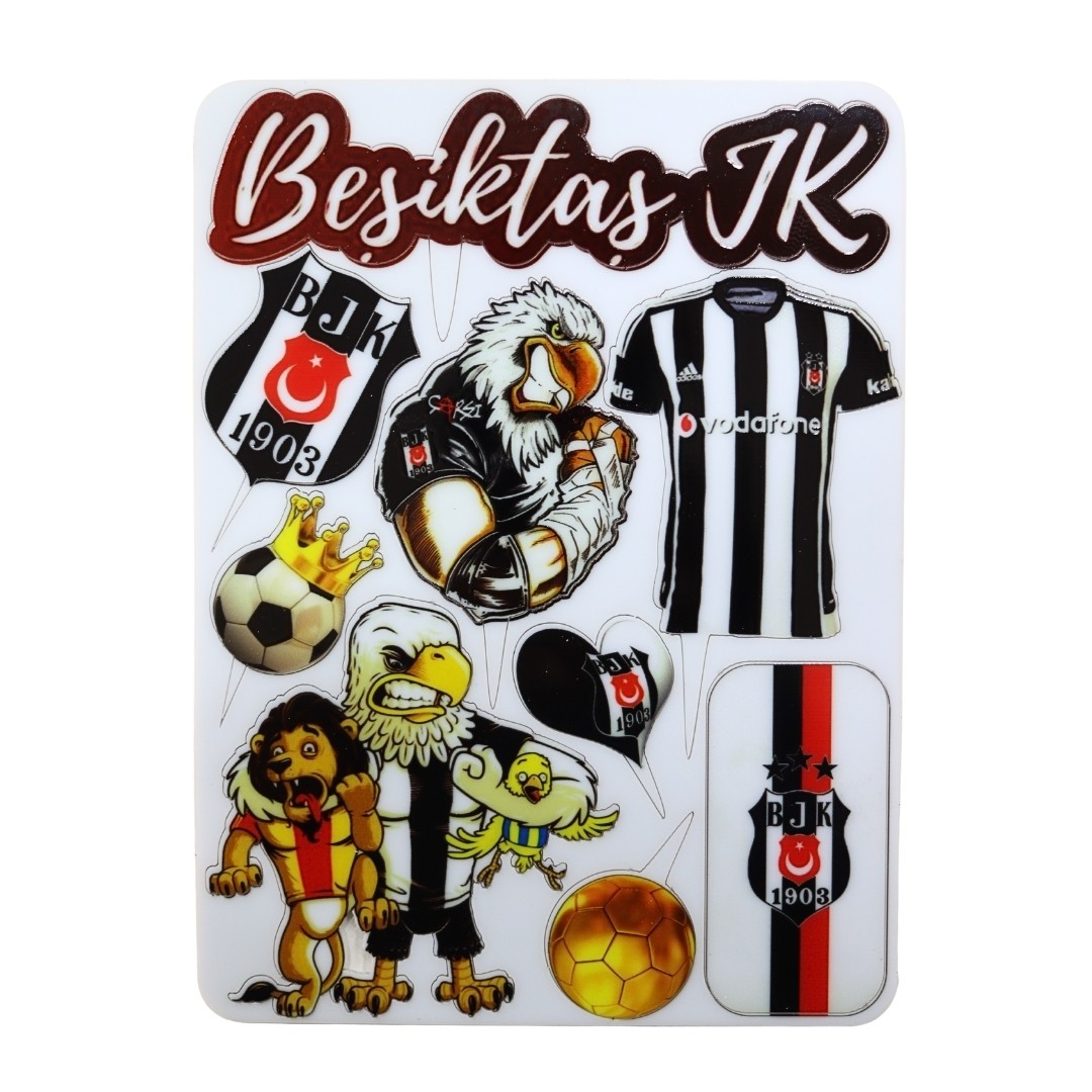 Resimli Karakter Pleksi Hazır Kesim - Beşiktaş