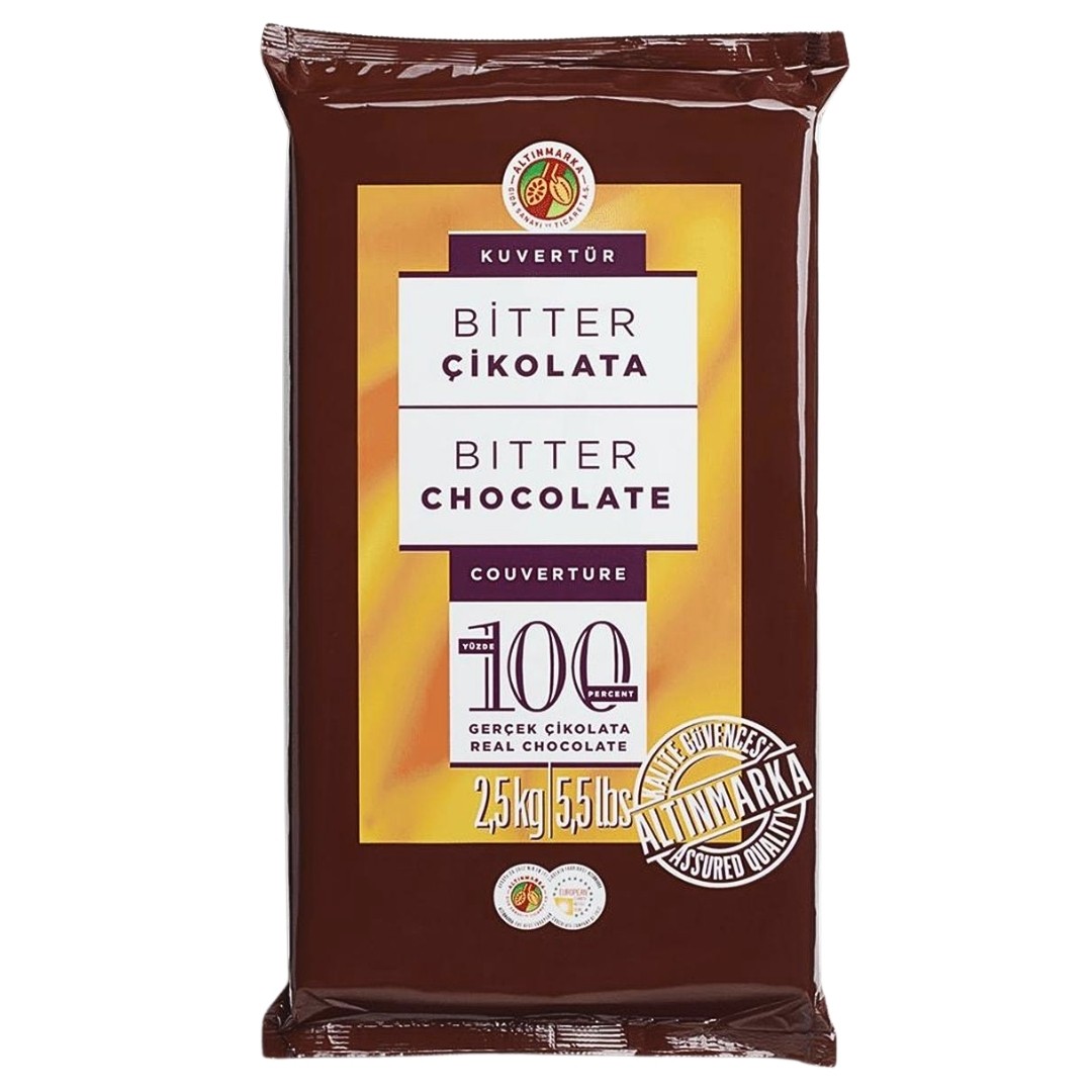 Kuvertür Çikolata 2,5 kg - Bitter ALT558
