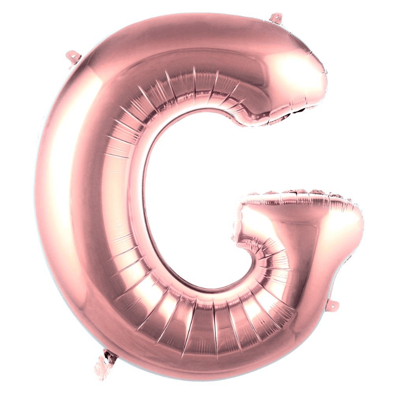 40 inç Harf Rose Gold Balon - G Harfi