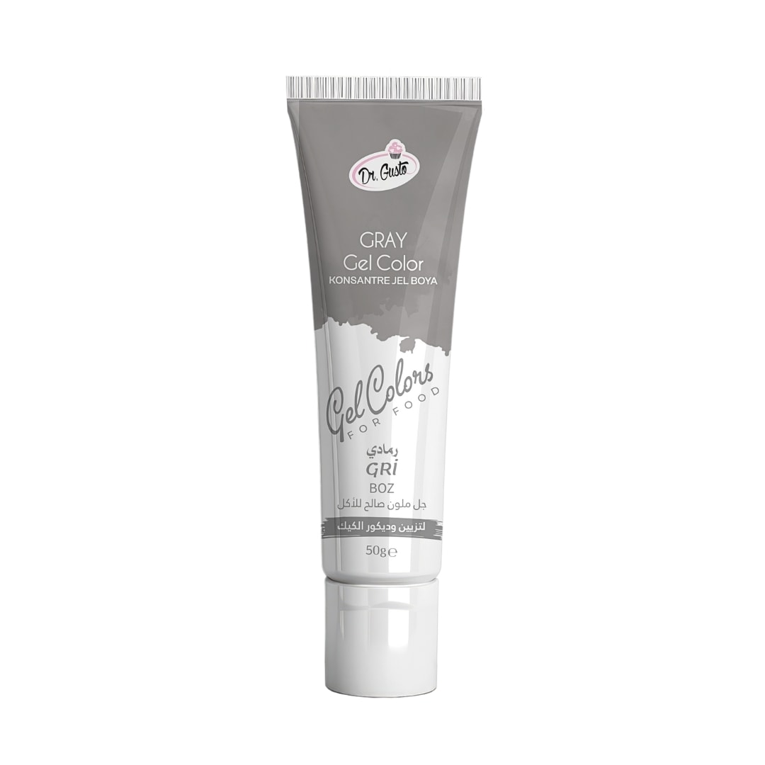 Dr Gusto Jel Gıda Boyası 50 gr - Gri