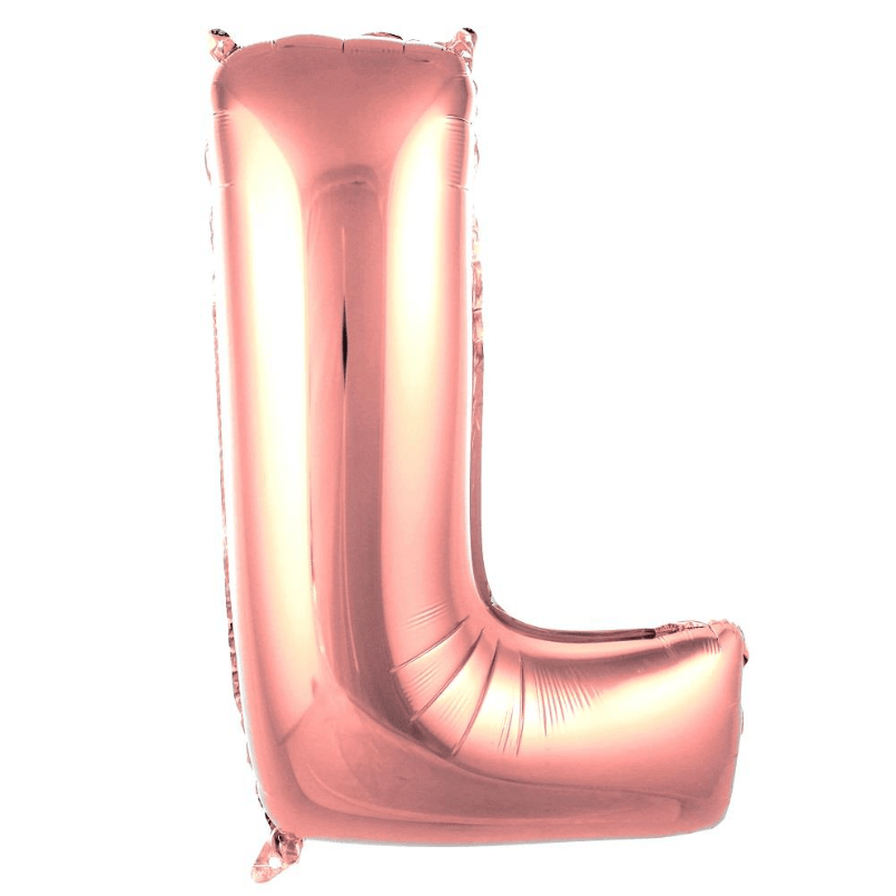 40 inç Harf Rose Gold Balon - L Harfi