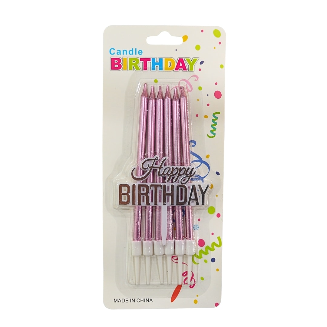 15 cm Pembe Mum Happy Birthday