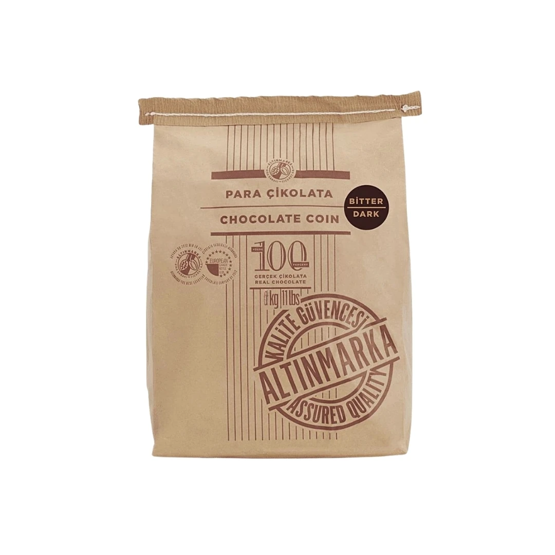 Altınmarka Para Çikolata 1 kg - Bitter ALT558 (%55)
