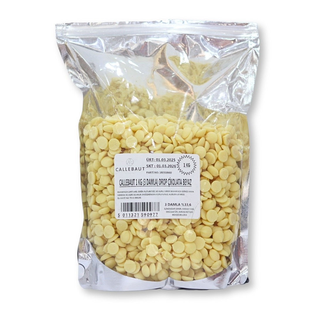 Drop Çikolata 1 kg - Beyaz