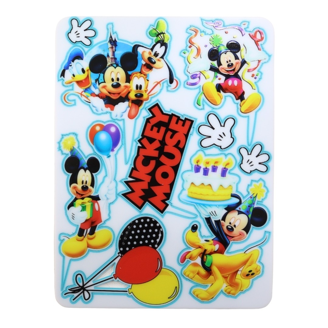 Resimli Karakter Pleksi Hazır Kesim - Mickey Mouse