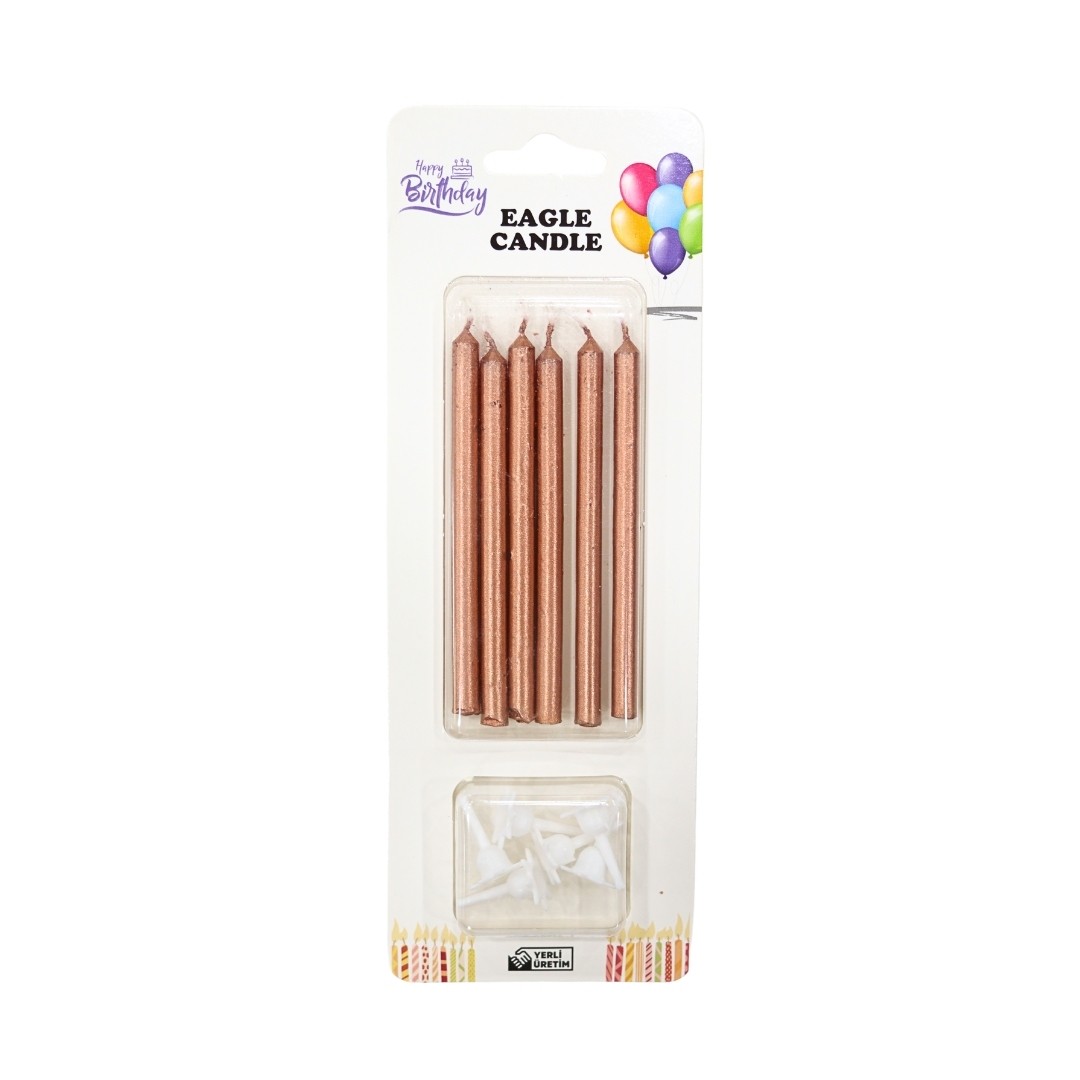 10 cm Pasta Mumu 6'lı - Bakır