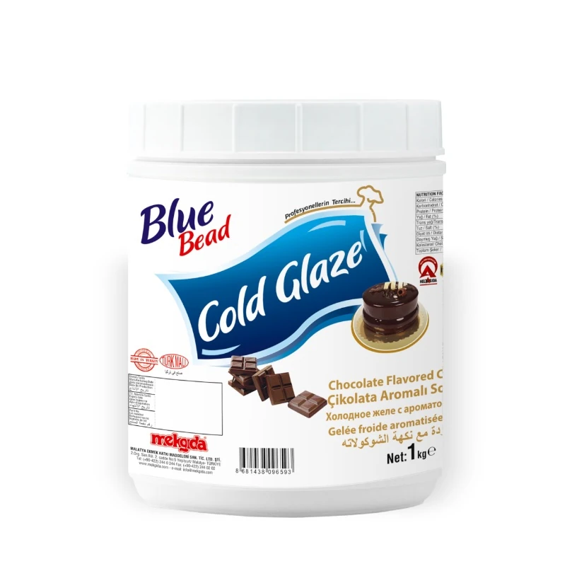 Blue Bead Soğuk Pasta Jeli (Jöle) 1 Kg - Çikolatalı