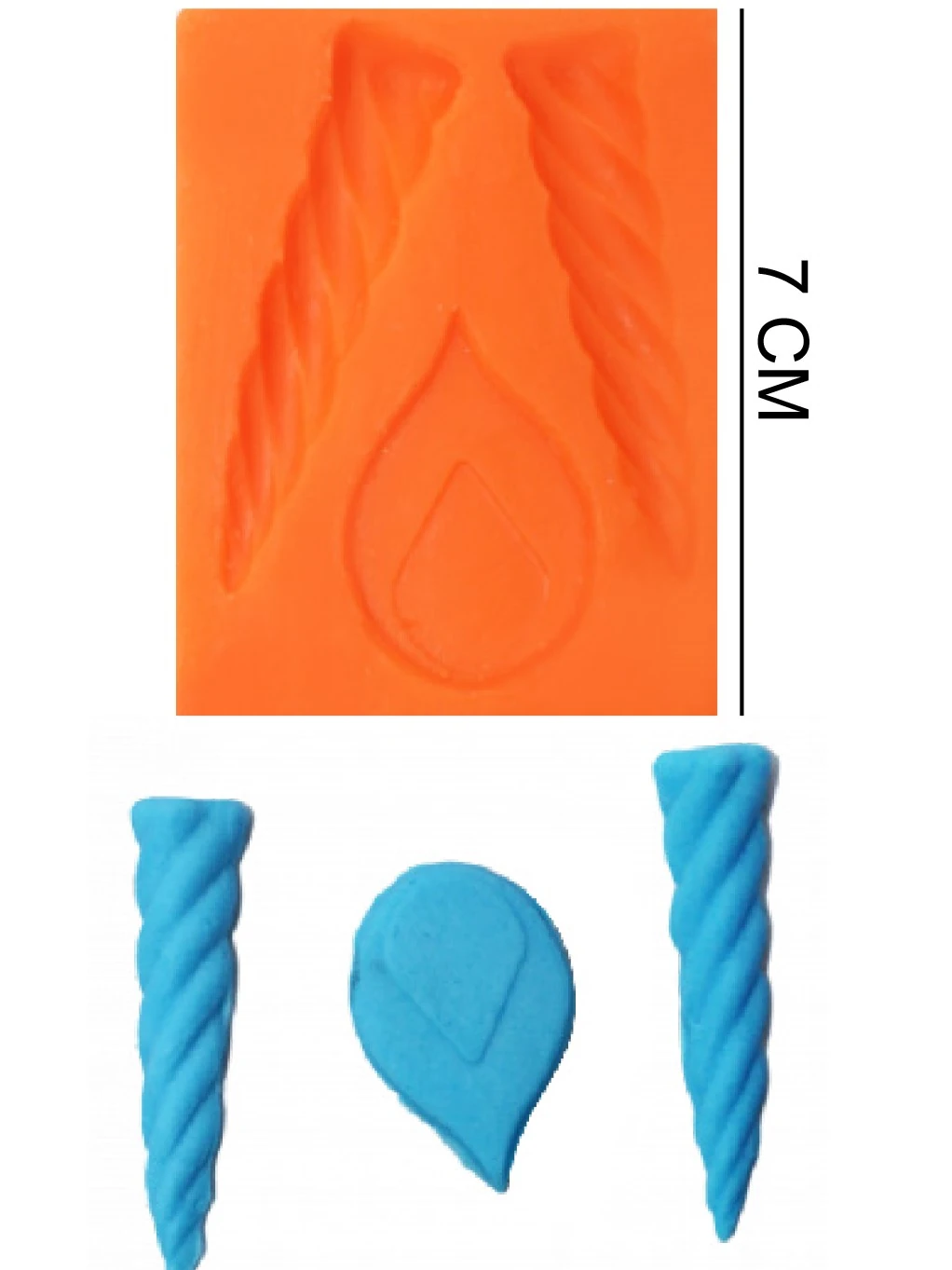 Unicorn Boynuzları Silikon Kalıp 201