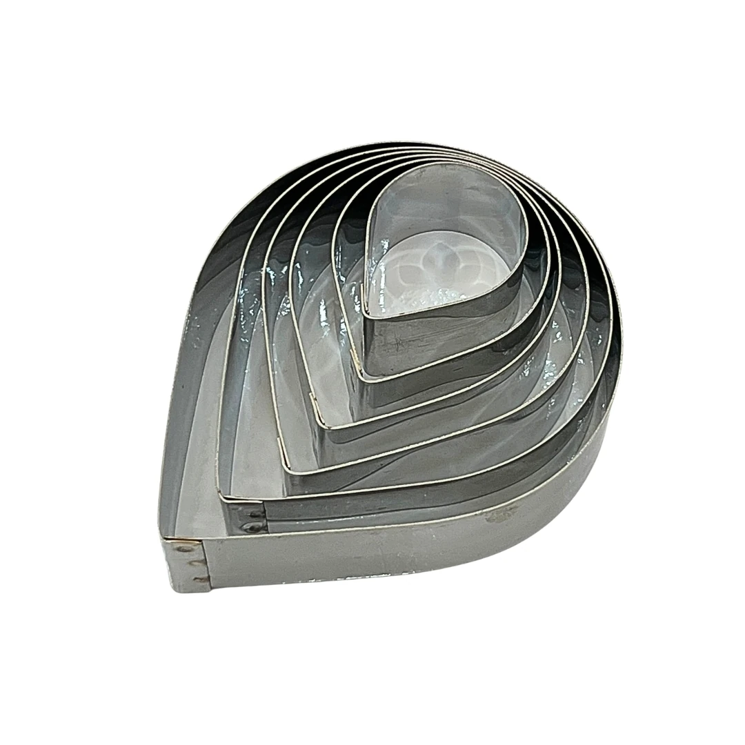 6'lı Volovan Set - Damla (Gül Kesici)