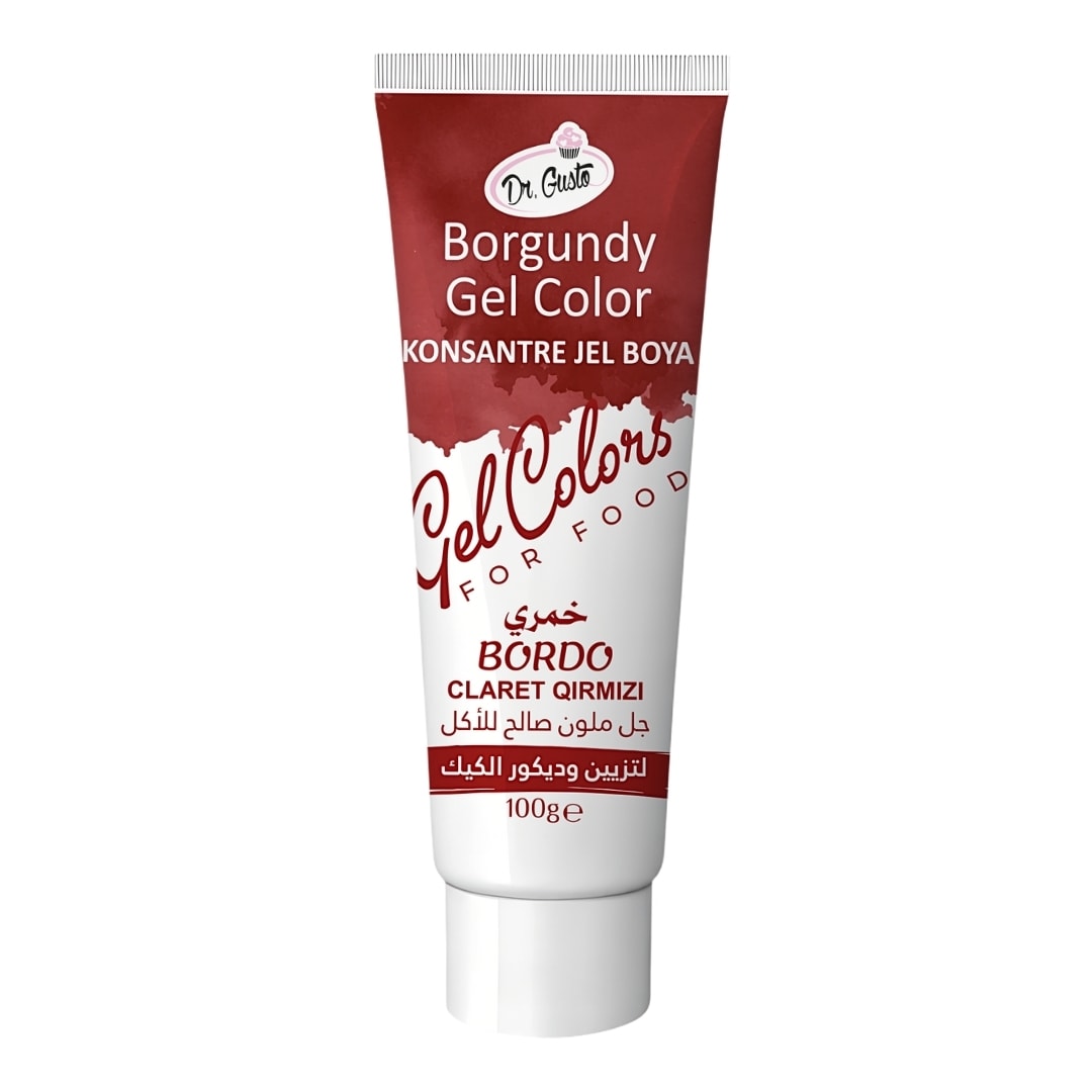 Dr Gusto Jel Gıda Boyası 100 gr - Bordo