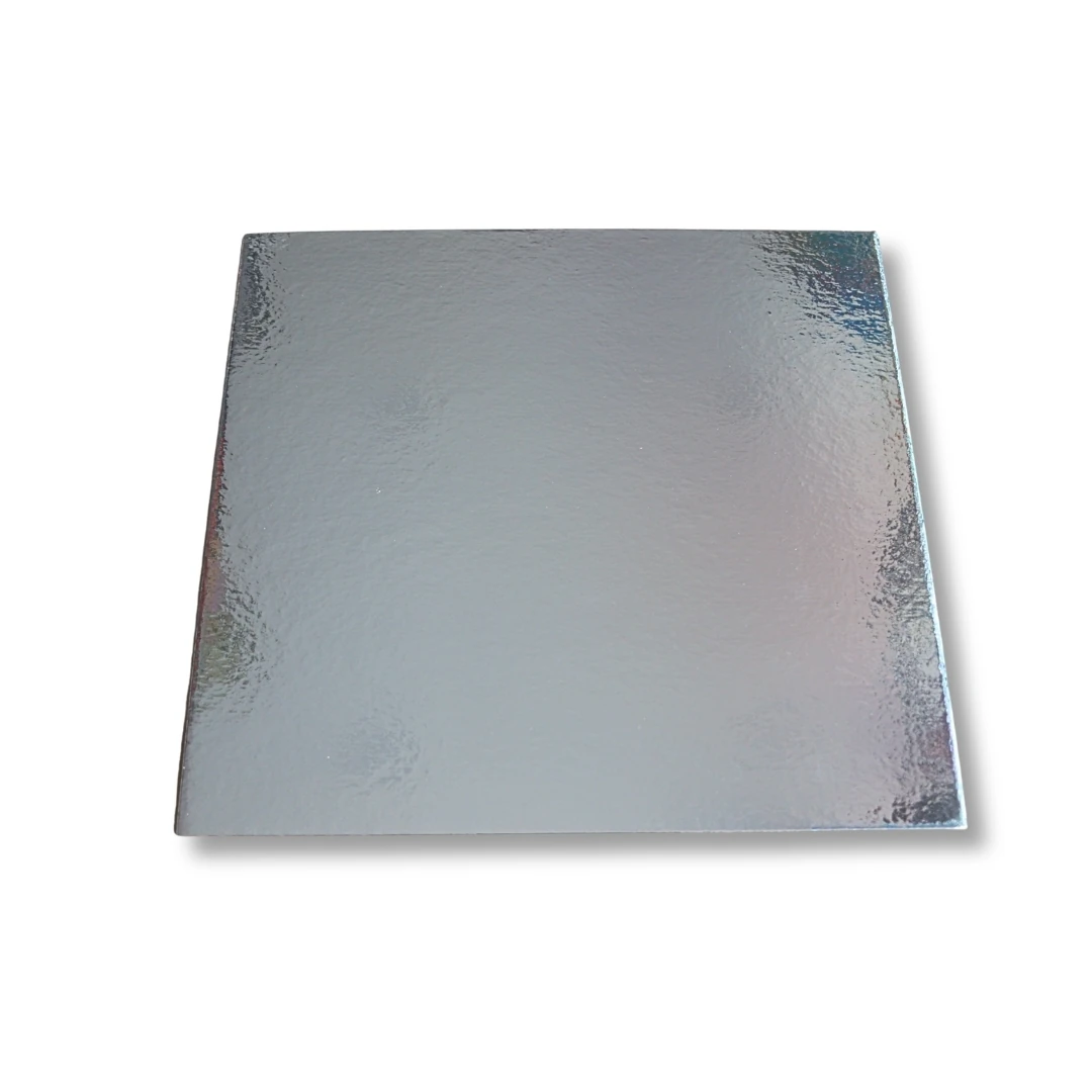 Gümüş Pasta Altlığı Kare Mukavva 3 mm - 35x35 cm