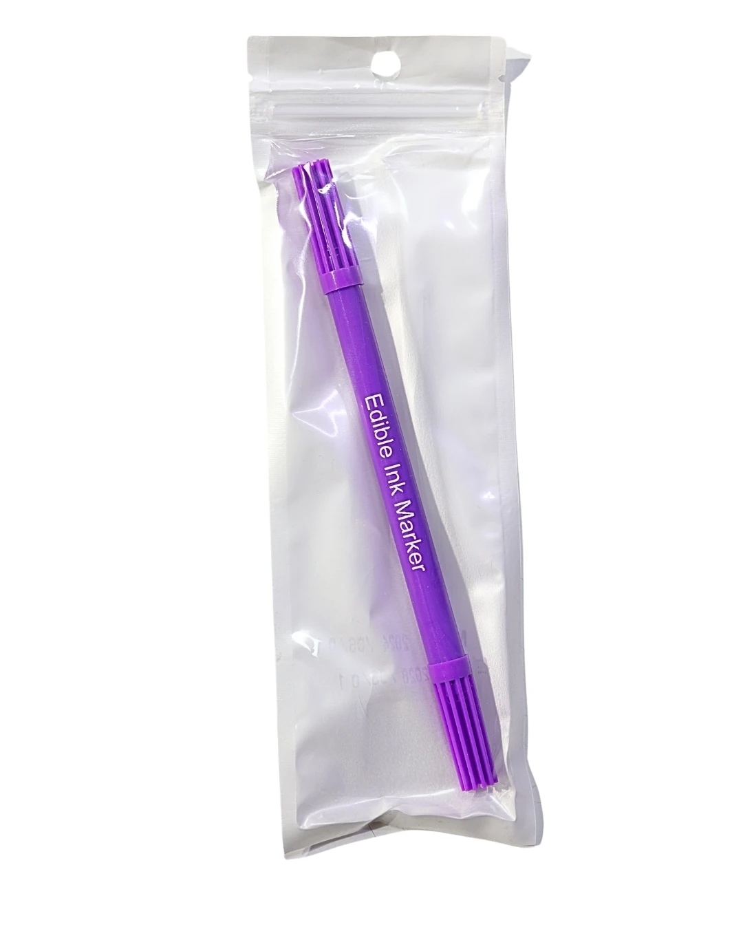 Gıda Kalemi Çift Taraflı / İnce ve Kalın Uç - Mor