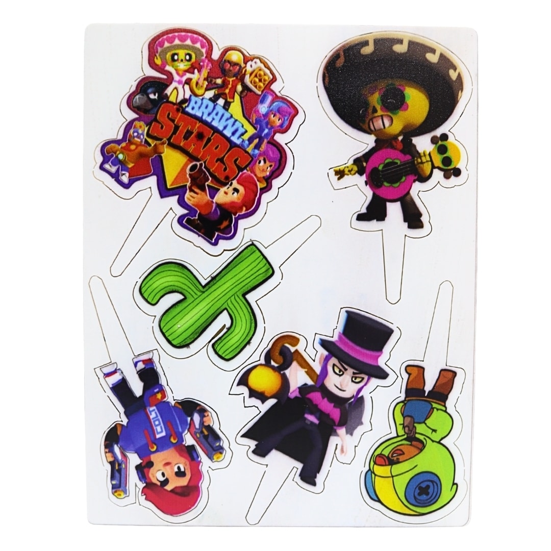 Resimli Karakter Pleksi Hazır Kesim - Brawl Stars 2