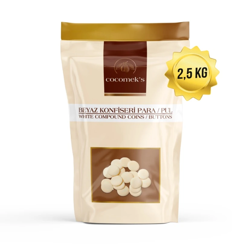 Cocomeks Para Pul Konfiseri 2,5 kg - Beyaz