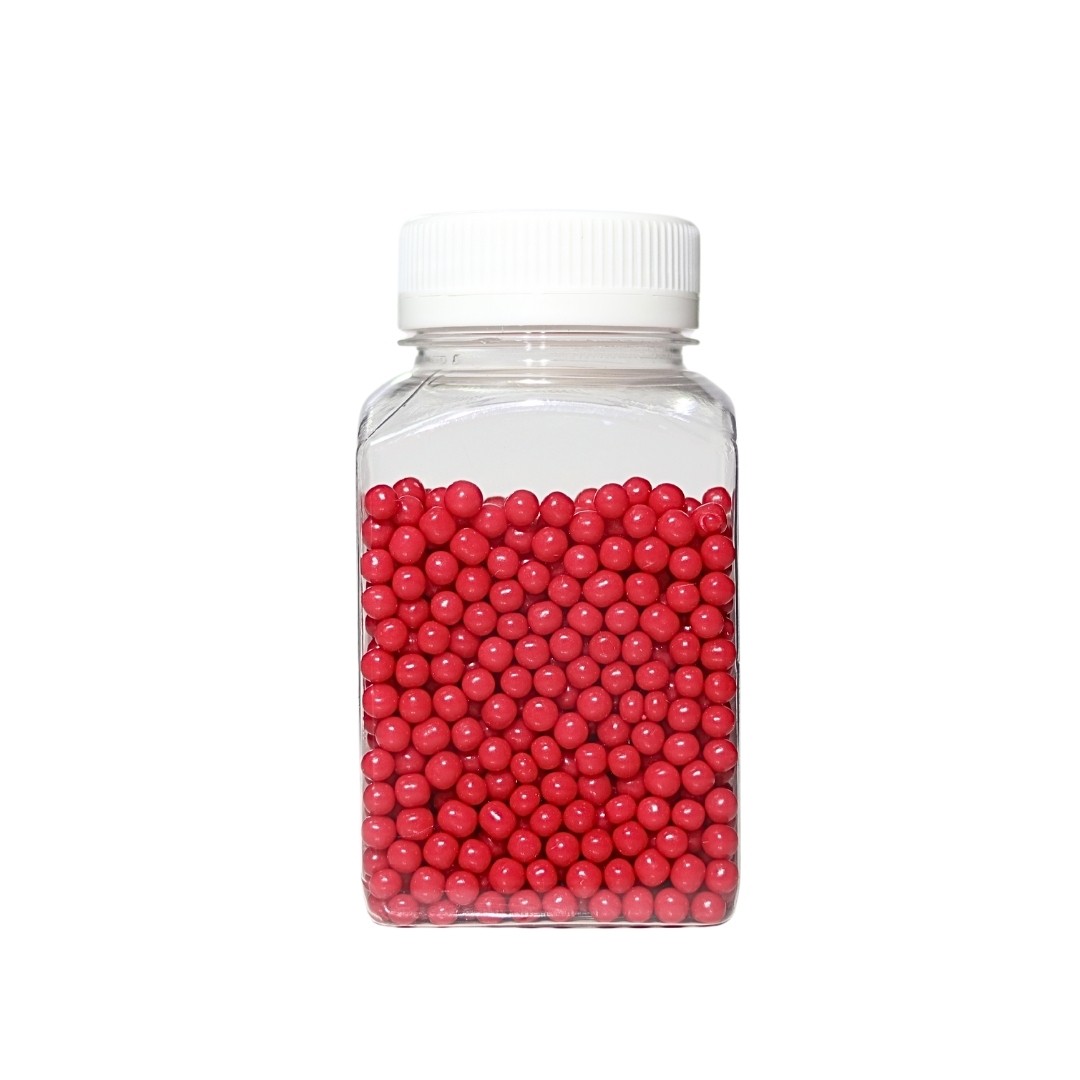Sprinkles Süs Şekeri (Draje) 100 gr - Kırmızı 4 mm