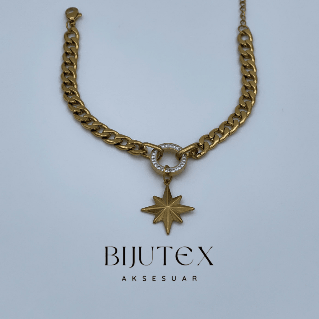 Gurmet Taşlı Yıldız Bileklik