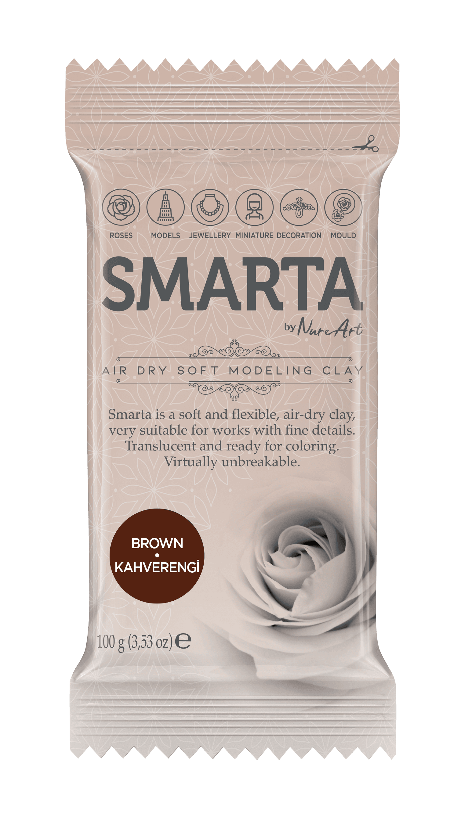 Smarta™ Modelleme Hamuru 100gr - Kahverengi