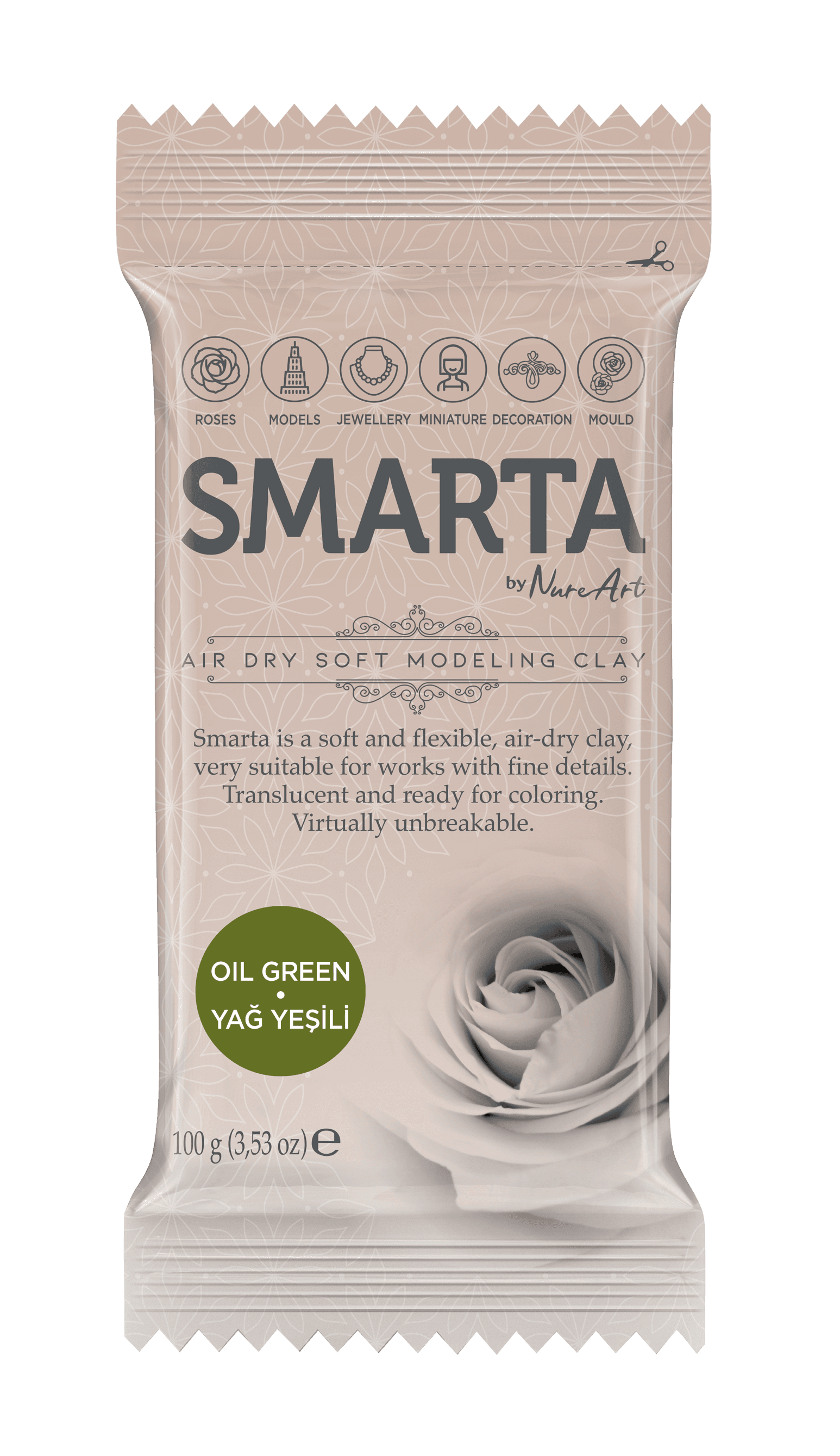 Smarta™ Modelleme Hamuru 100gr - Yağ Yeşili