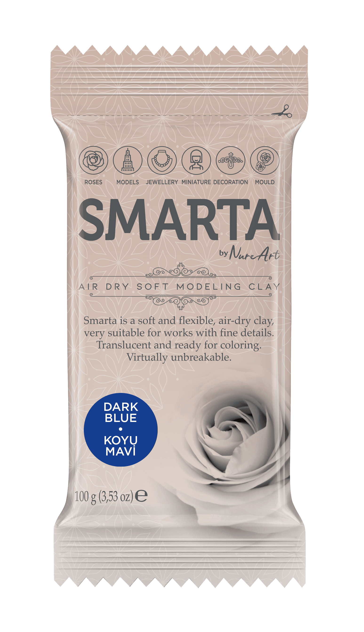 Smarta™ Modelleme Hamuru 100gr - Koyu Mavi