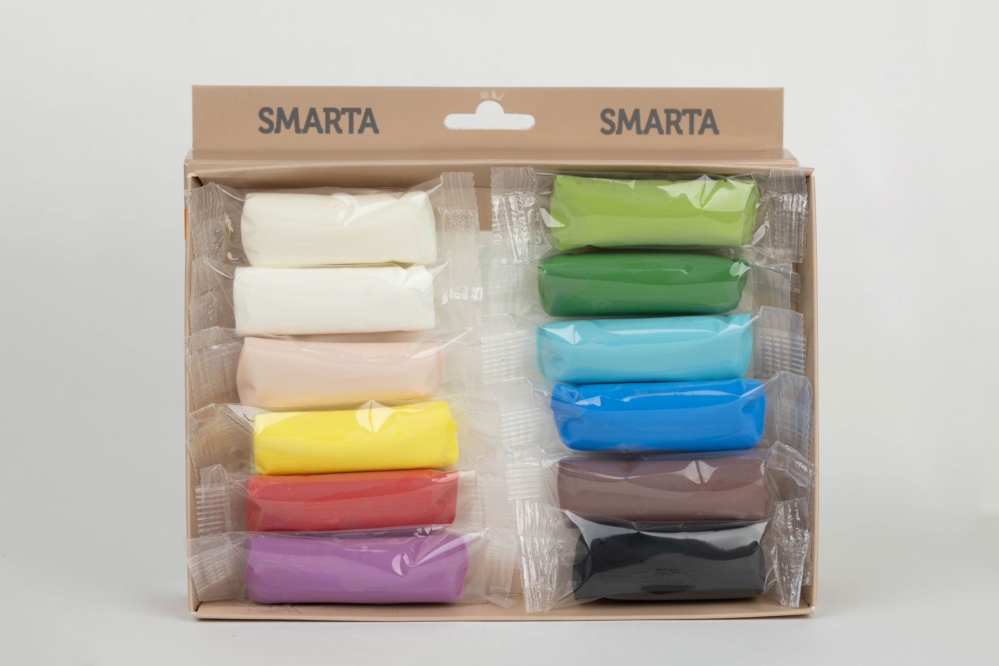 SMARTA 12'Lİ HAVA İLE KURUYAN MODELLEME SETİ (25G x 12 adet)