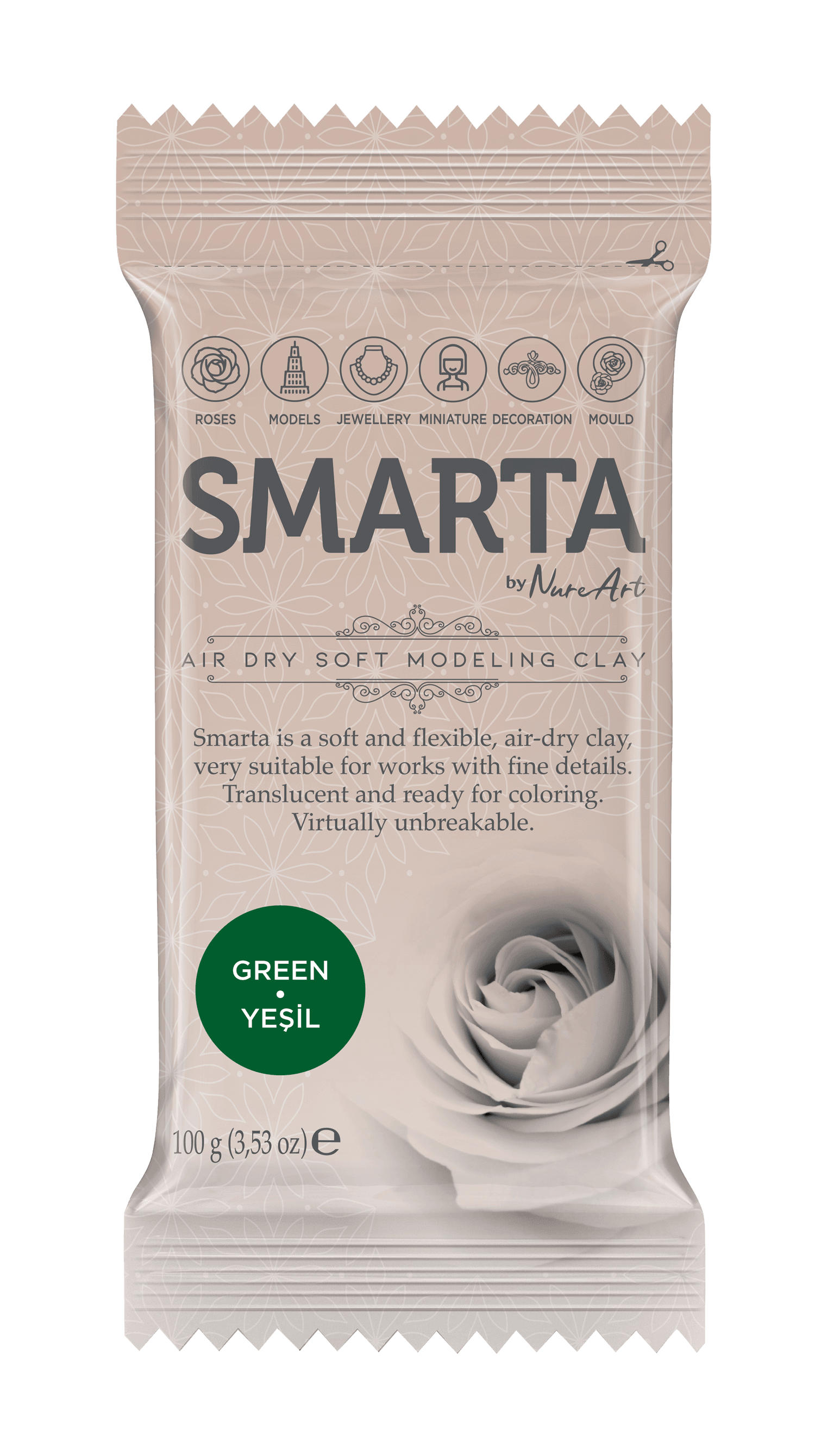 Smarta™ Modelleme Hamuru 100gr - Yeşil