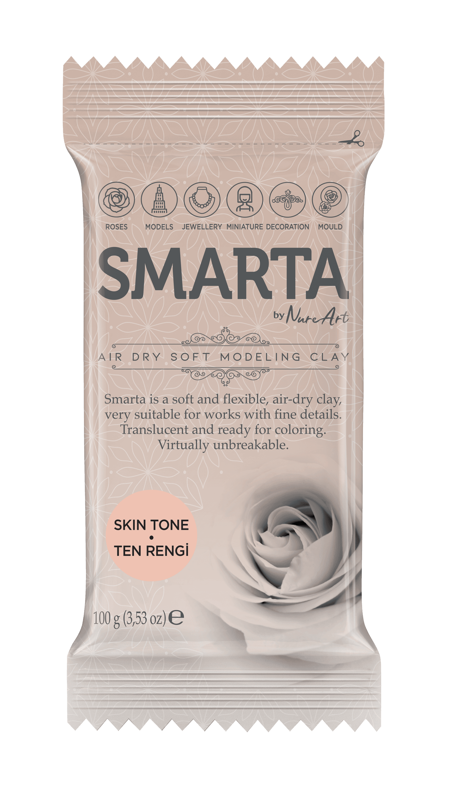Smarta™ Modelleme Hamuru 100gr - Bej Rengi