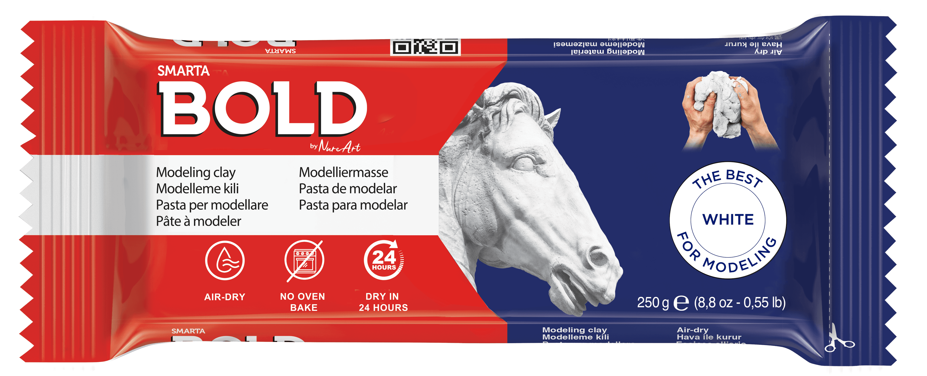 Smarta BOLD Modelleme Kili 250g - Beyaz